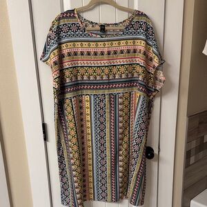 SHEIN Multicolor Striped Tunic Top